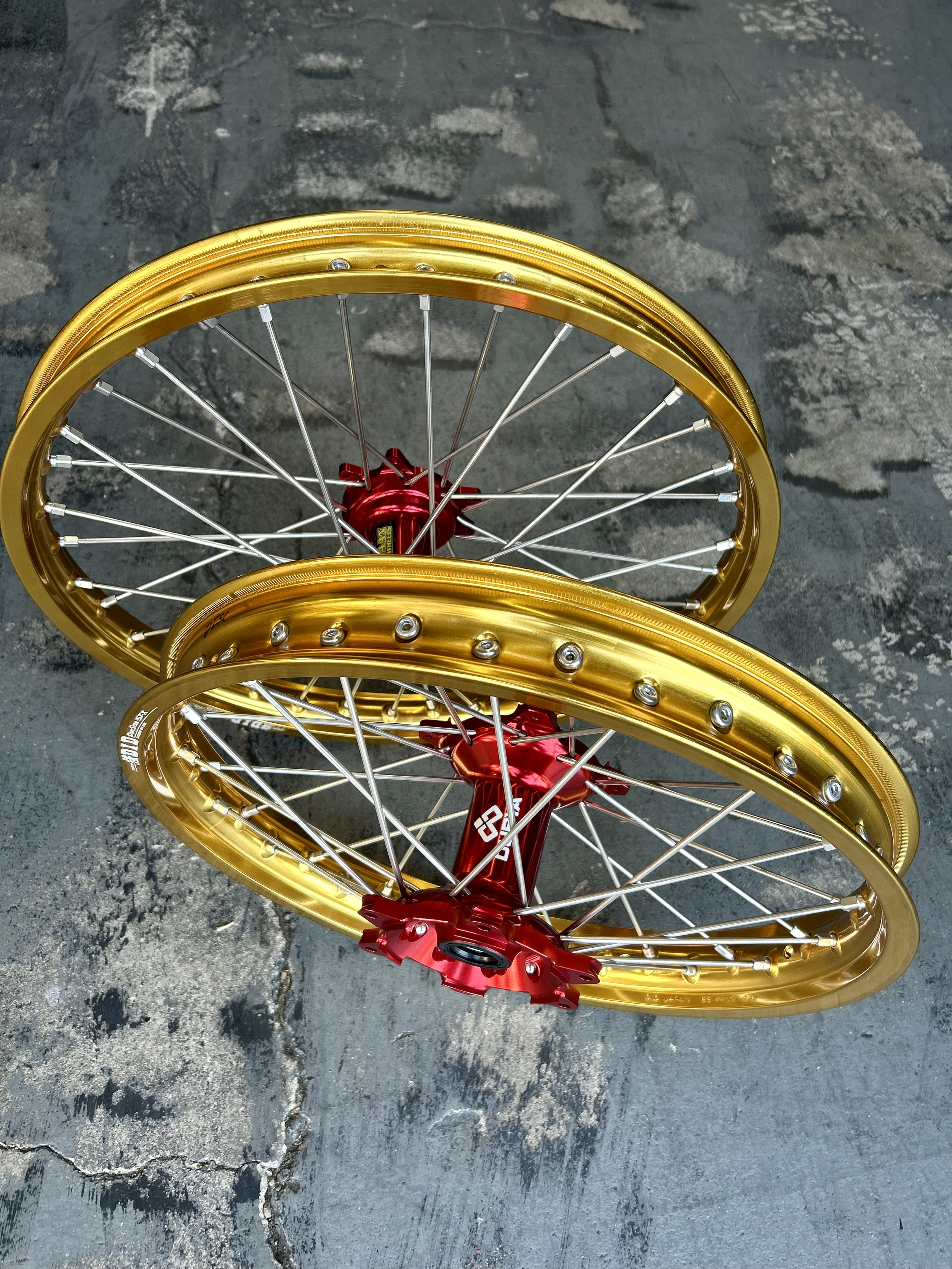 HONDA CR/CRF WHEELS (HAAN + D.I.D DIRTSTAR STX) - SET