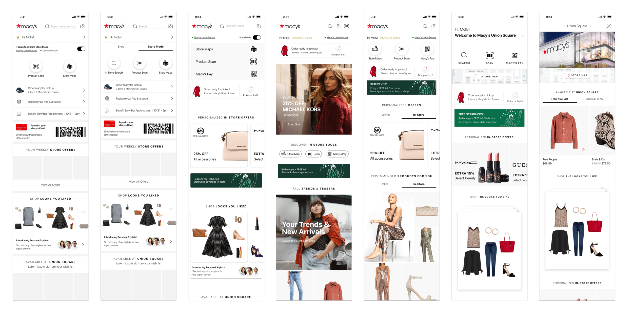 Evolution of Store Mode redesign