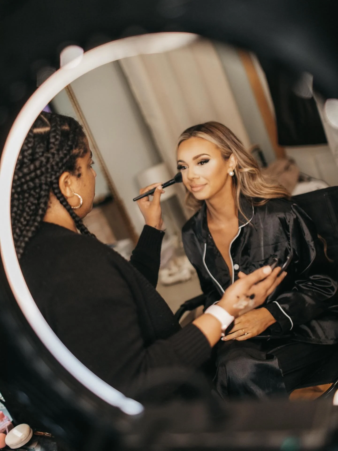 ✨ Party with the Smiths says, &ldquo;Go full glam!&rdquo; 💄💫 Nothing says &ldquo;celebration&rdquo; like sparkling details, killer vibes, and hair &amp; makeup that slay all day (and night)!

💡 Bridal Beauty 101:
	&bull;	Book early: Top stylists a