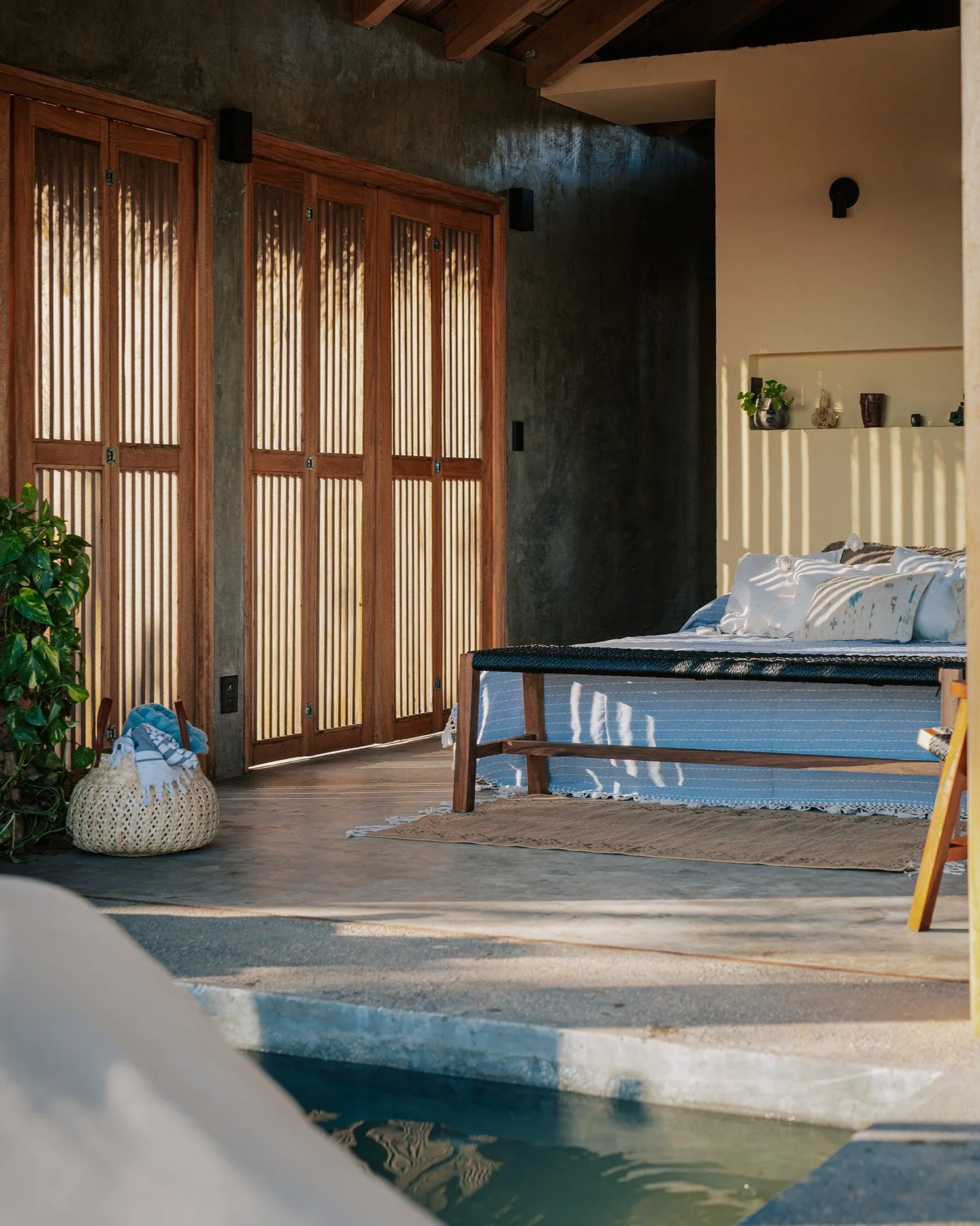 Cozy up in one of the bungalows @santuario.shala during a pancha karma weekends. 

Link in bio or send us a message!