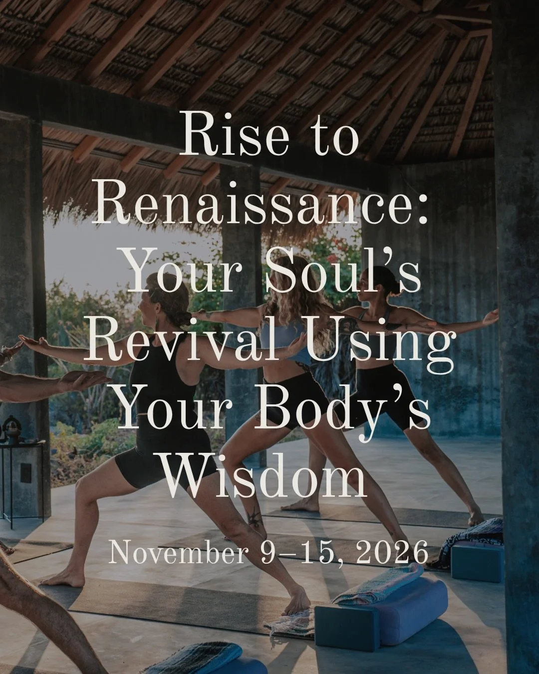 Join Danielle Rubio @awomanreclaimed November 9&ndash;15 at Santuario Shala @santuario.shala for Rise to Renaissance: Your Soul&rsquo;s Revival Using Your Body&rsquo;s Wisdom.

A 6-day rite of return for ambitious women ready to reset their nervous s