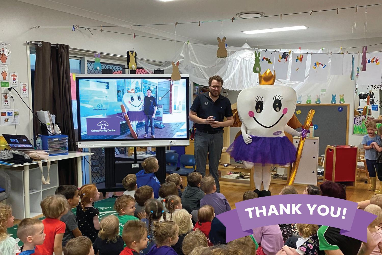 Floss Visits Kindergartens