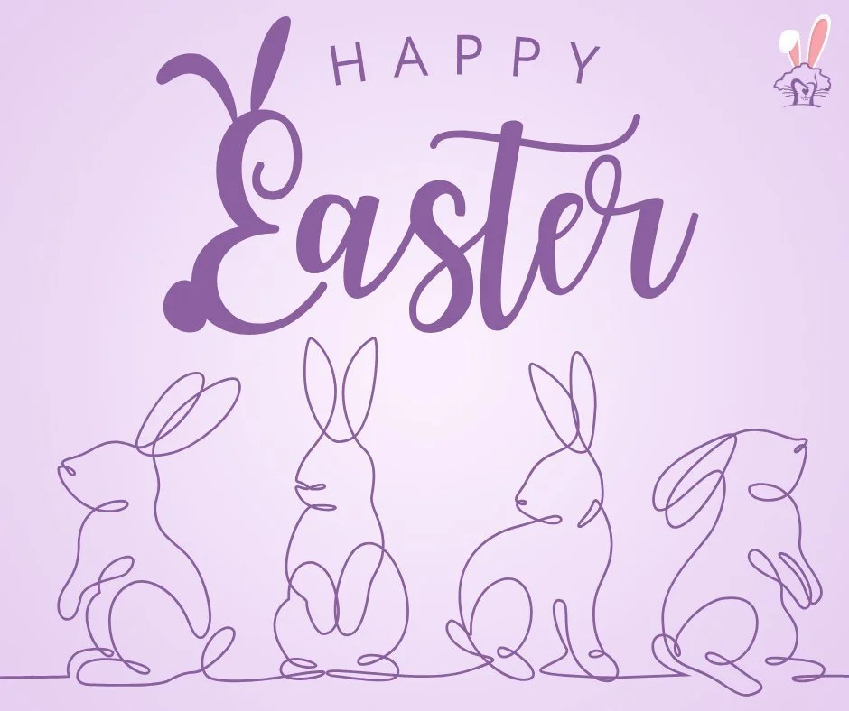 HAPPY EASTER EVERYONE !

We hope the Easter Bunny has been extra generous this year and your homes are filled with chocolate eggs, laughter, and a little bit of magic. 

Just a gentle reminder&hellip; while you&rsquo;re enjoying all those delicious t