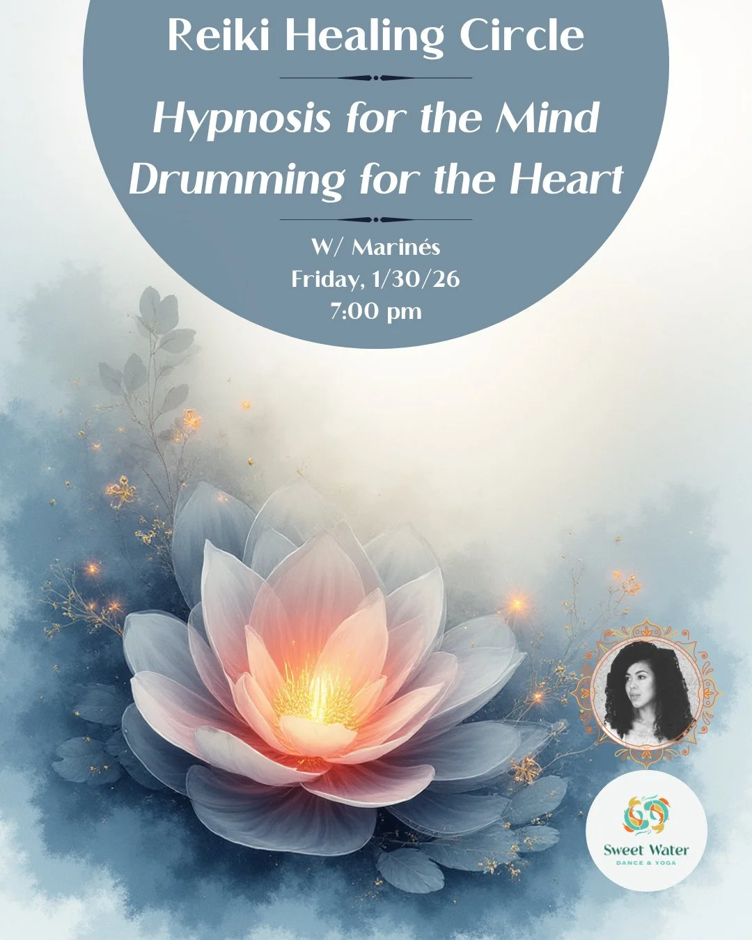 ✨ Opening 2026 with deep healing ✨⁠
⁠
Join us for a Reiki Healing Circle infused with Hypnosis + the Medicine of the Drum&mdash;a gentle, restorative journey inward.⁠
⁠
This experience supports awareness and acceptance, helping soften resistance, ope