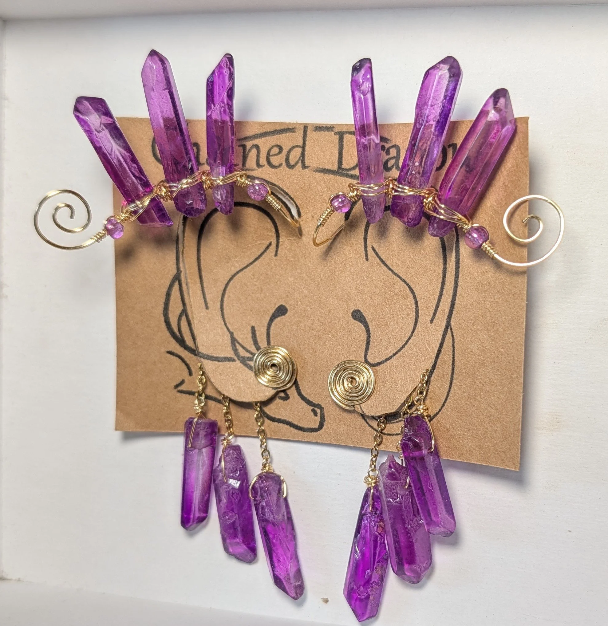 Simple Crystal Tipped - $35