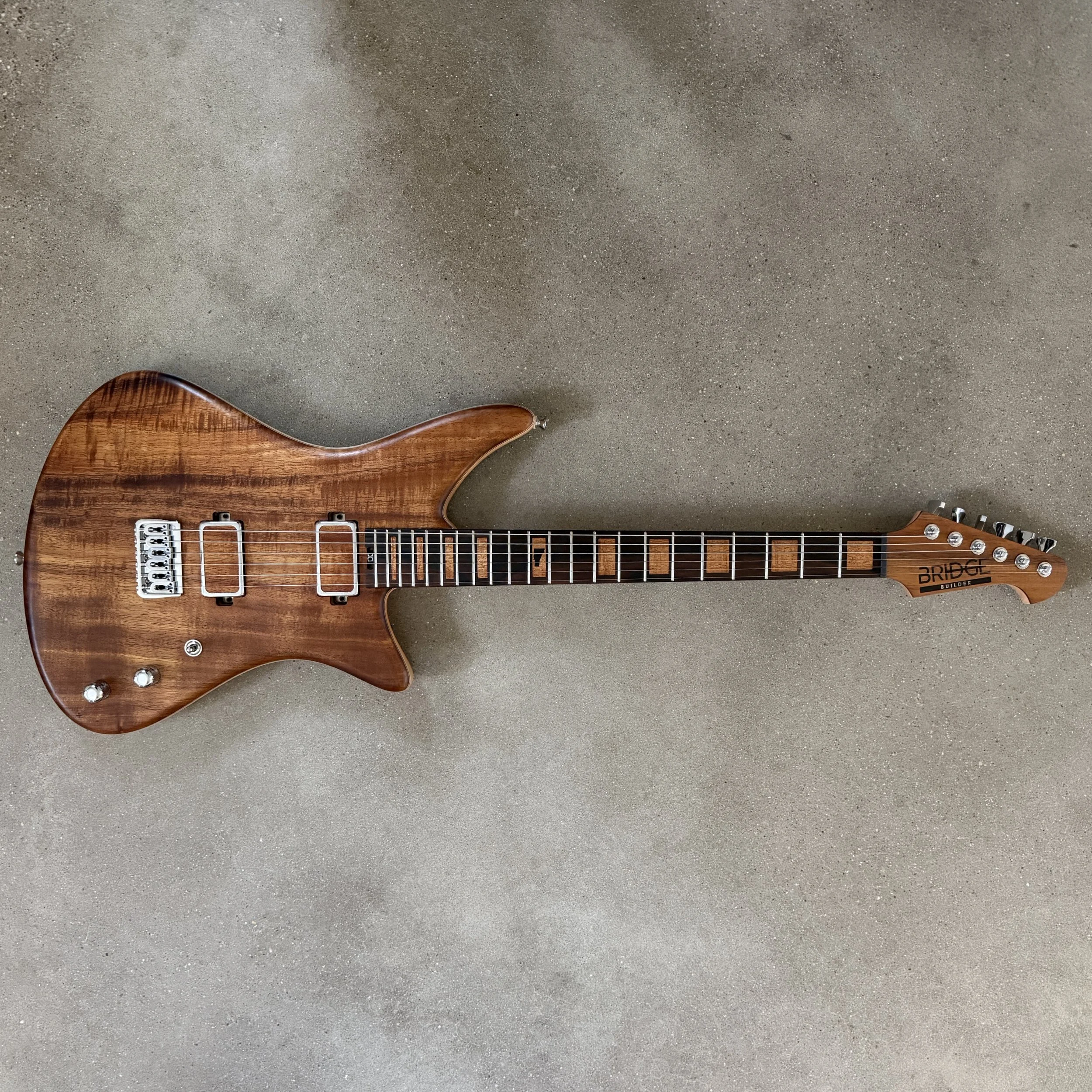1-piece figured Koa drop top Hornet