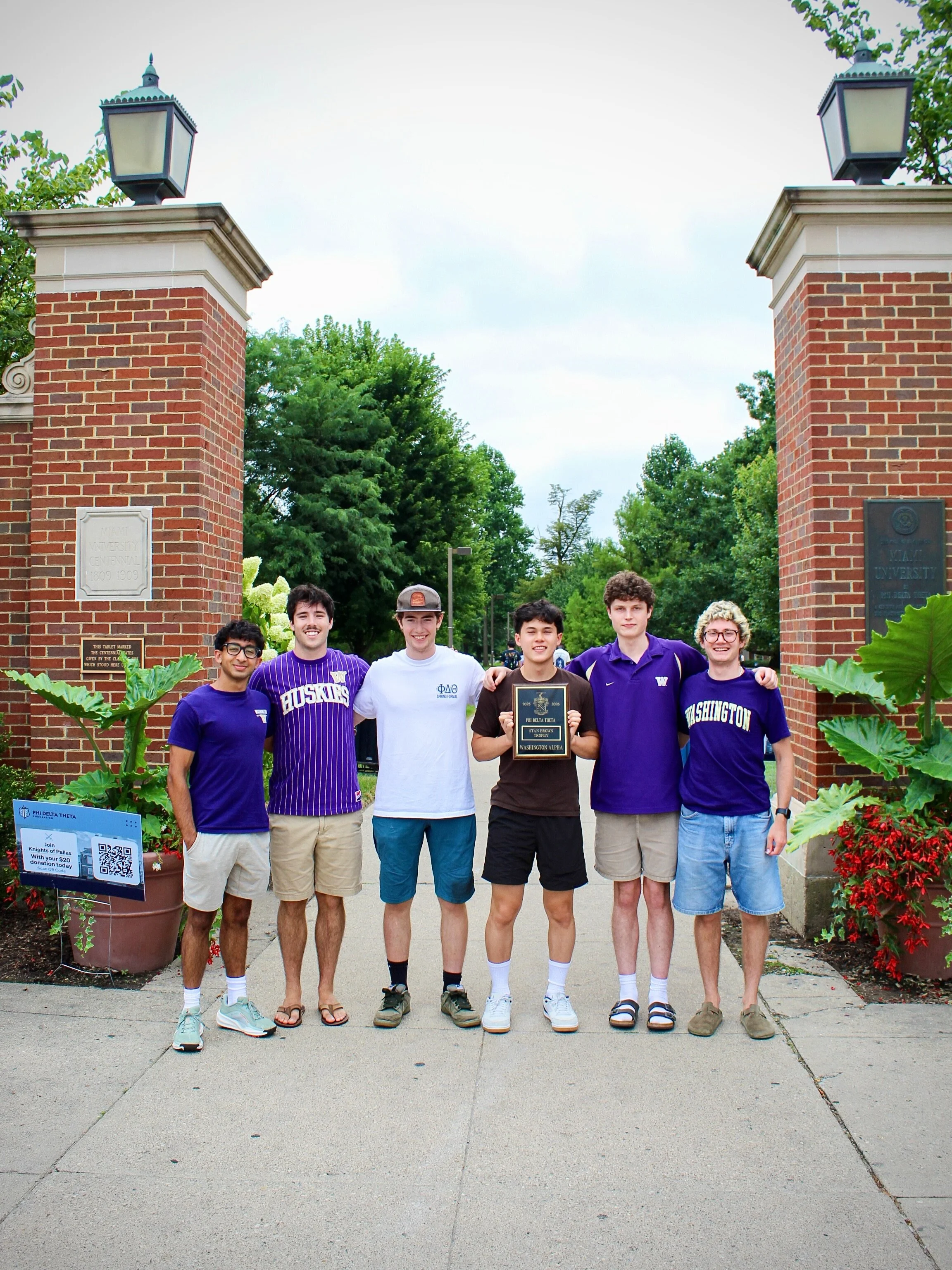Last week, 6️⃣ of our Washington Alpha brothers went to The Kleberg Emerging Leaders Institute hosted at the birthplace of Phi Delta Theta in Miami University Oxford, Ohio⚔️

Our chapter took home 2 Major National awards🏆: 
The Stan Brown Trophy: Re