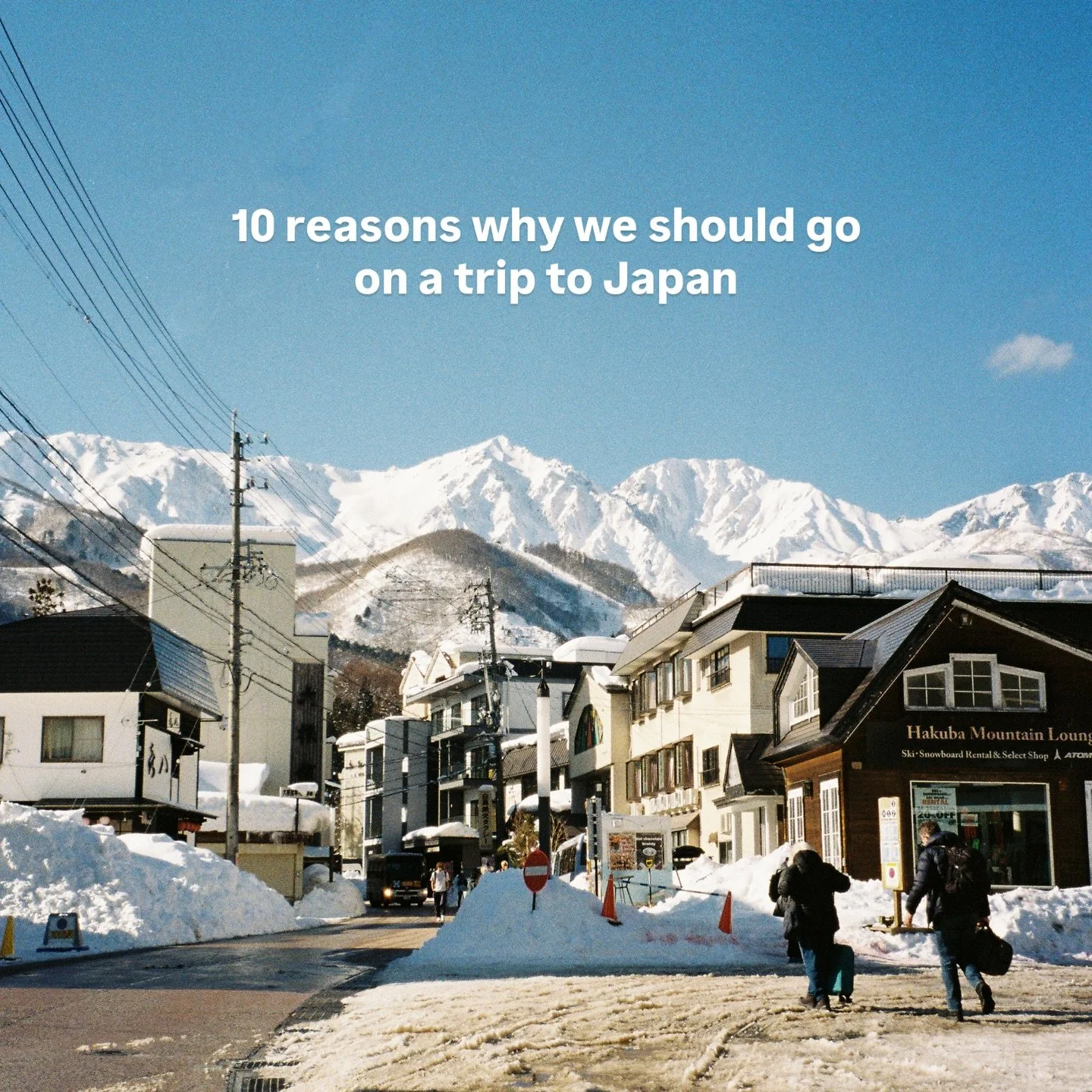 Would be rude not to 🍜❄️🇯🇵 Ahhhh 2 days to go until we&rsquo;re back in our happy place!