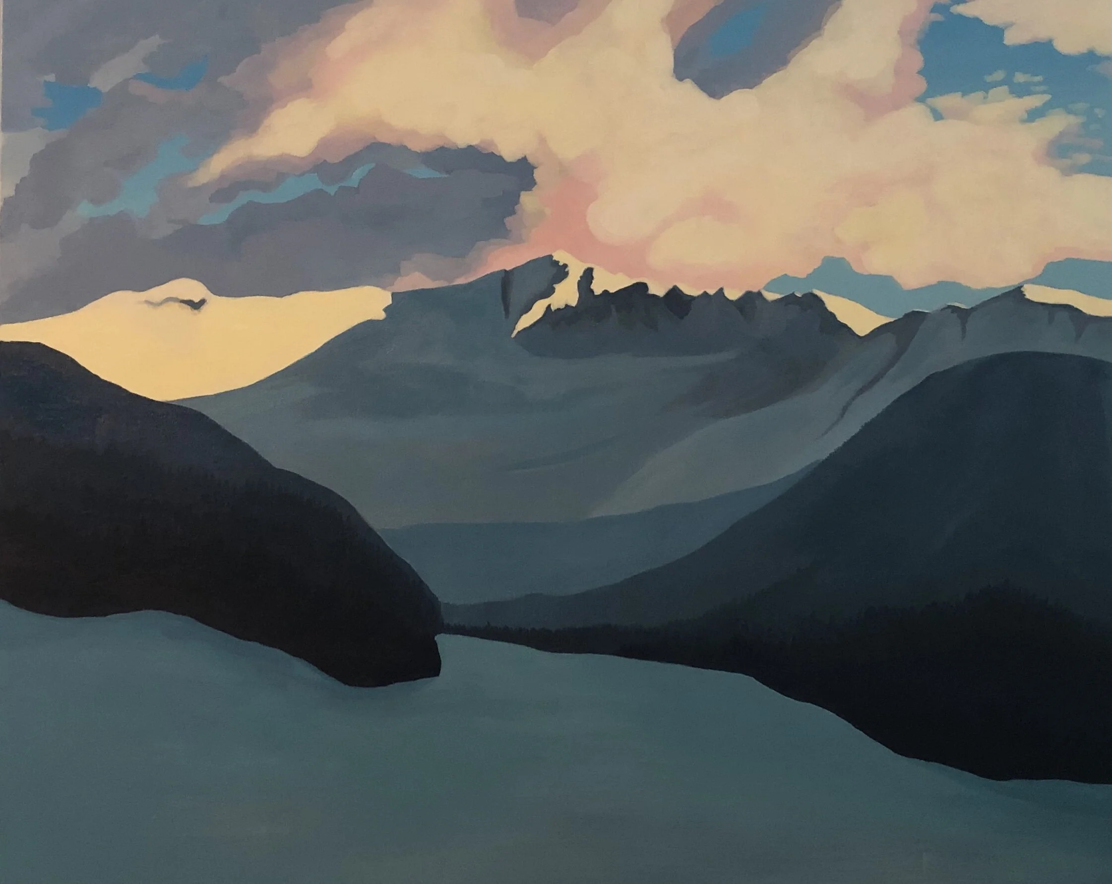 Whitewater
30” x 24”, Acrylic on Canvas, 2020
