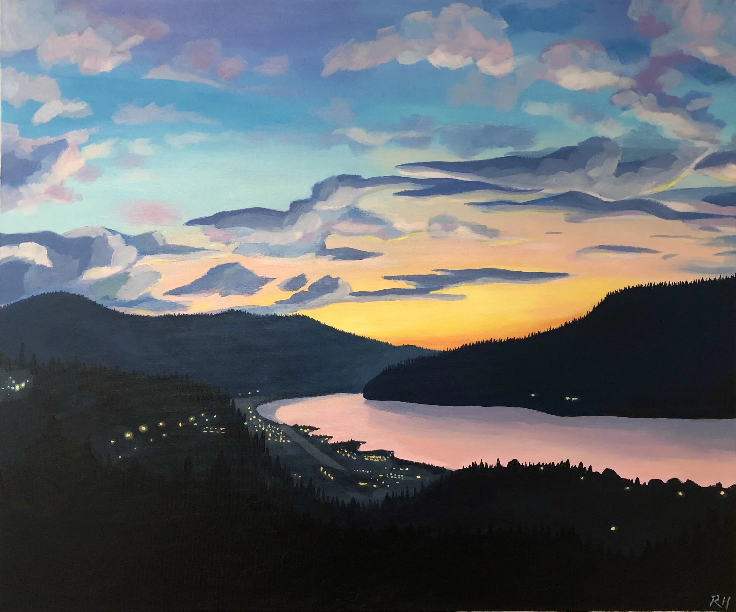 City Lights
20” x 16”, Acrylic on Canvas, 2019