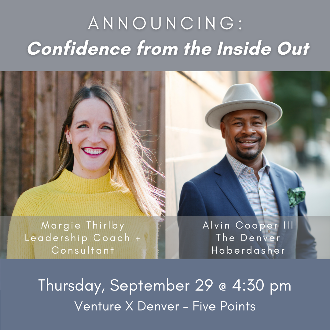 Confidence From the Inside Out (Sept 29)