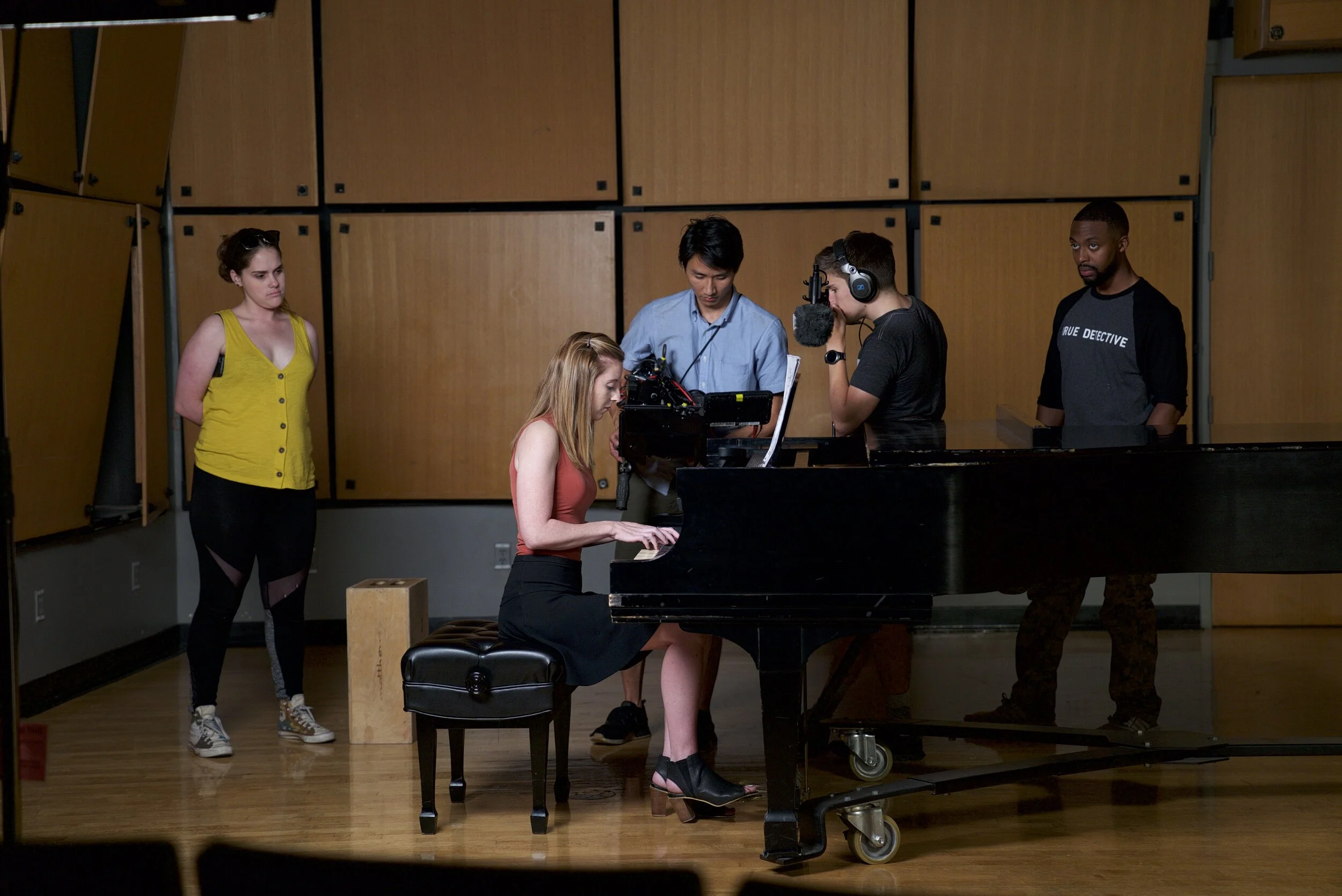  On the set of CRESCENDO (2019) 