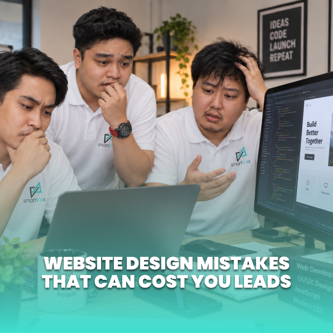 Web Design Mistakes That Can Cost You Leads