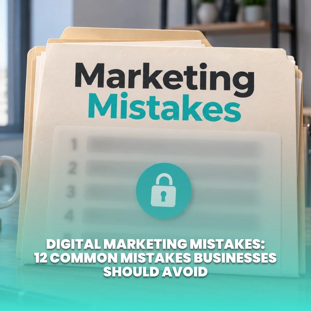 Digital Marketing Mistakes: 12 Common Mistakes Businesses Should Avoid
