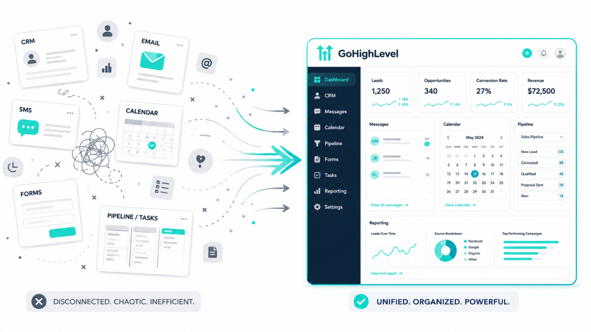 Go high level dashboard