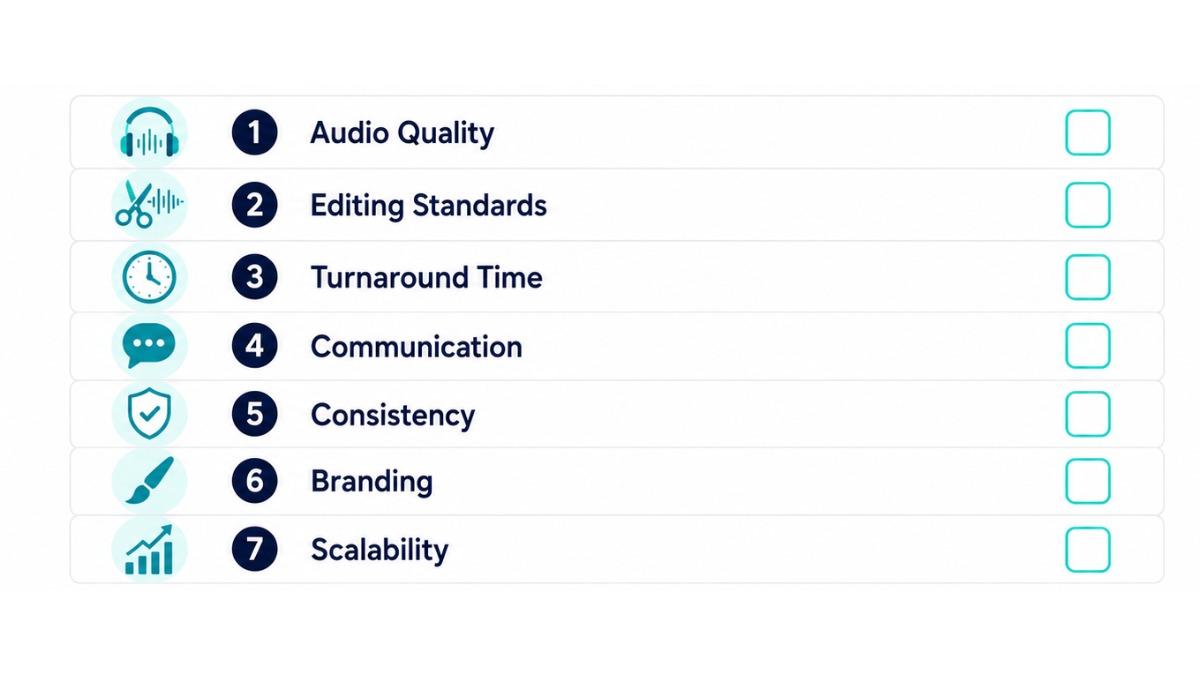 Professional Podcast Quality Checklist