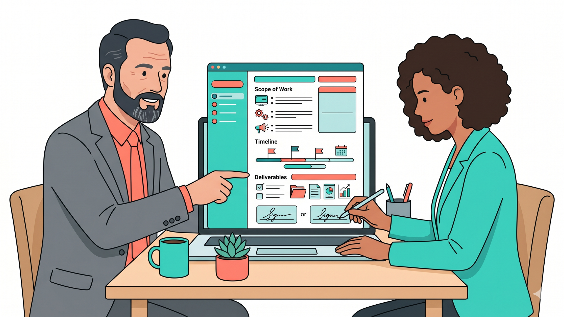 Set contract terms