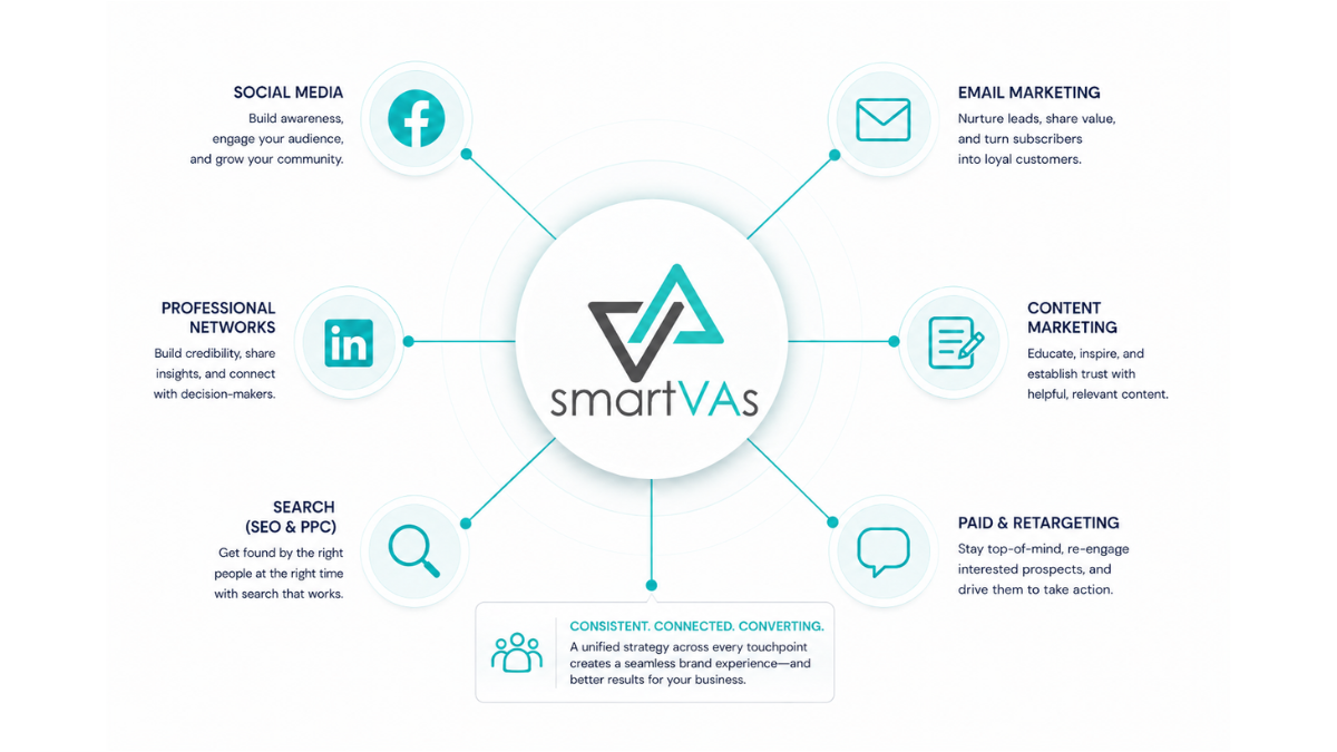 Brand like smartvas use multi channel for brand awareness