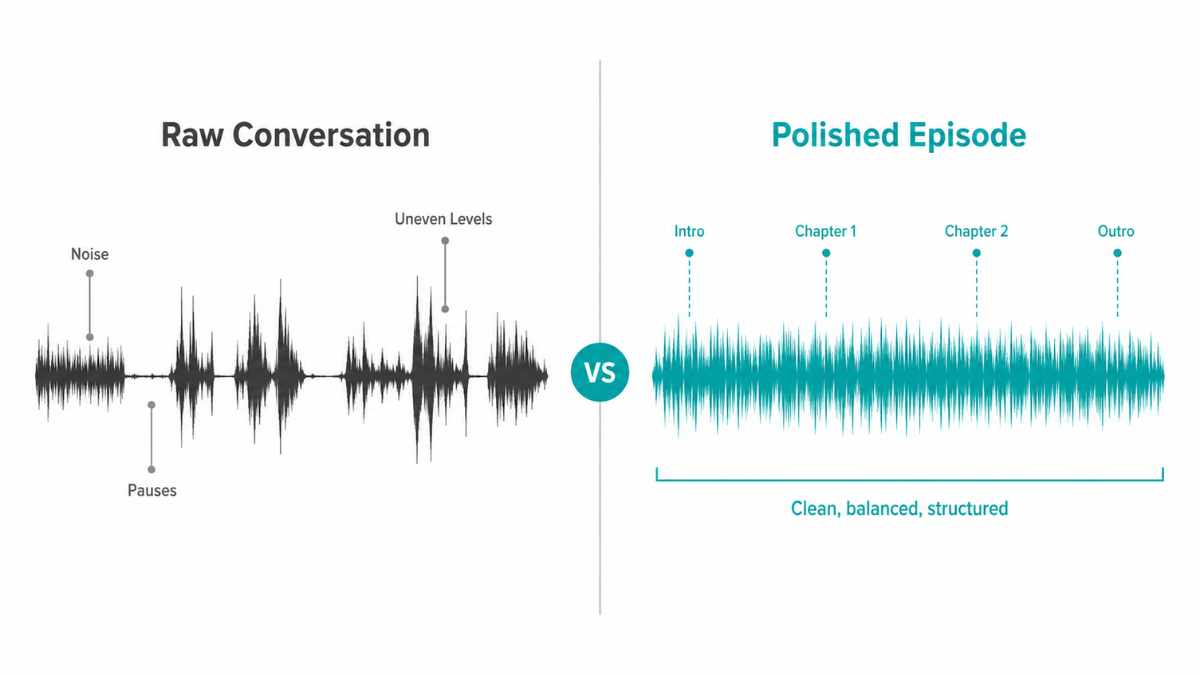 why podcast editing matters