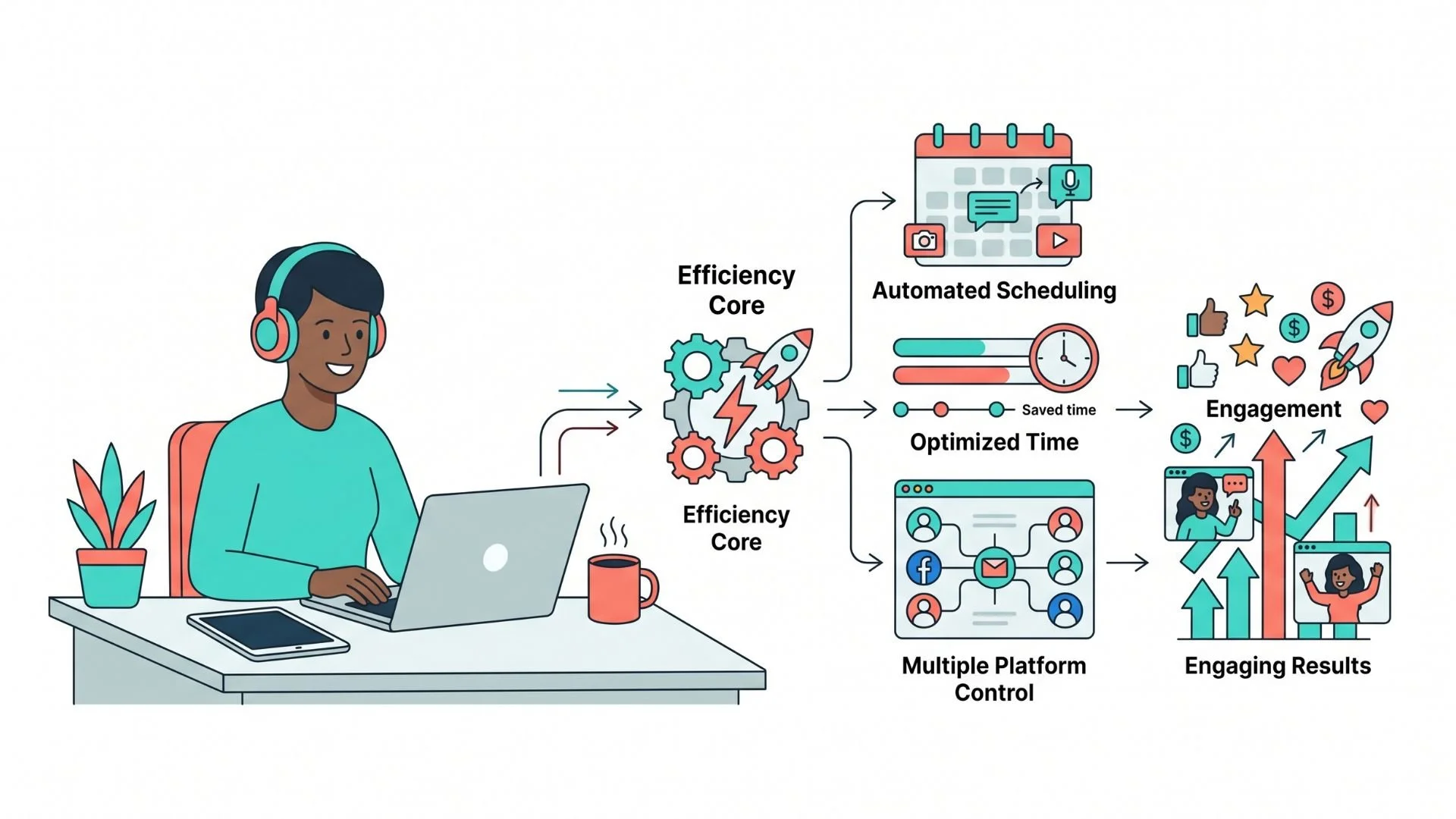 The Role of Efficiency in Social Media Marketing