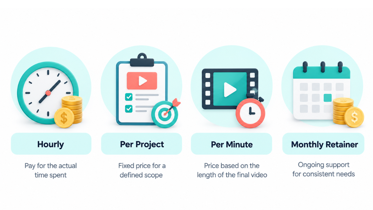 video editing pricing