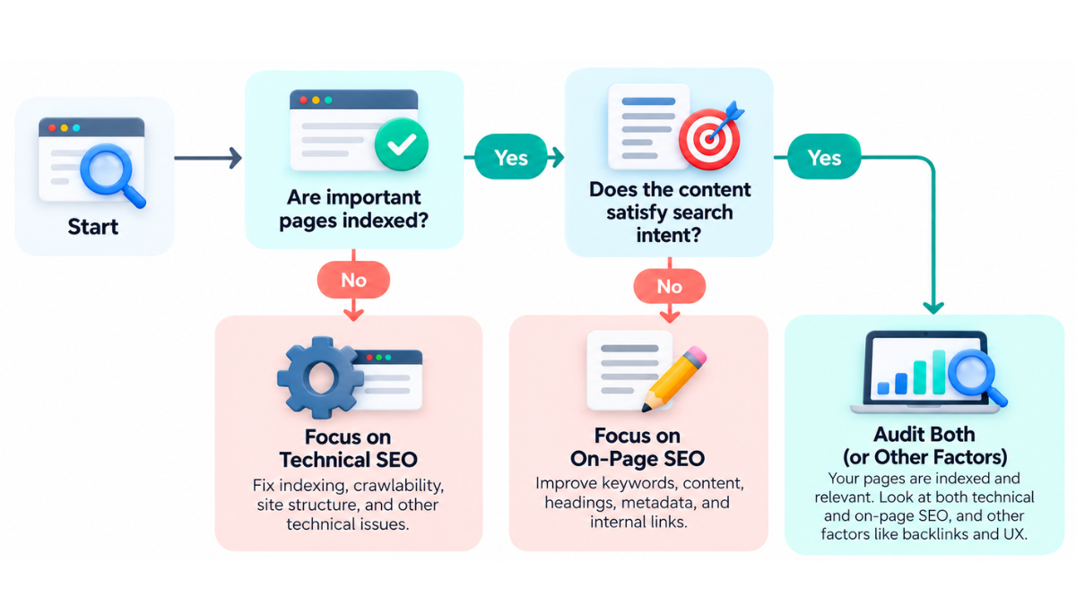 Techninal Technical SEO vs On-Page SEO: What Your Business Needs