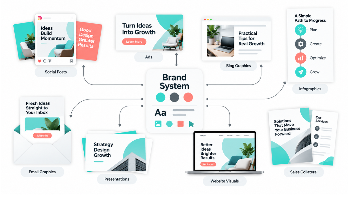 Which Marketing Assets Should Follow a Graphic Design Strategy