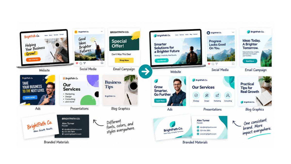 Consistent Graphic Design Strengthen Brand Recognition