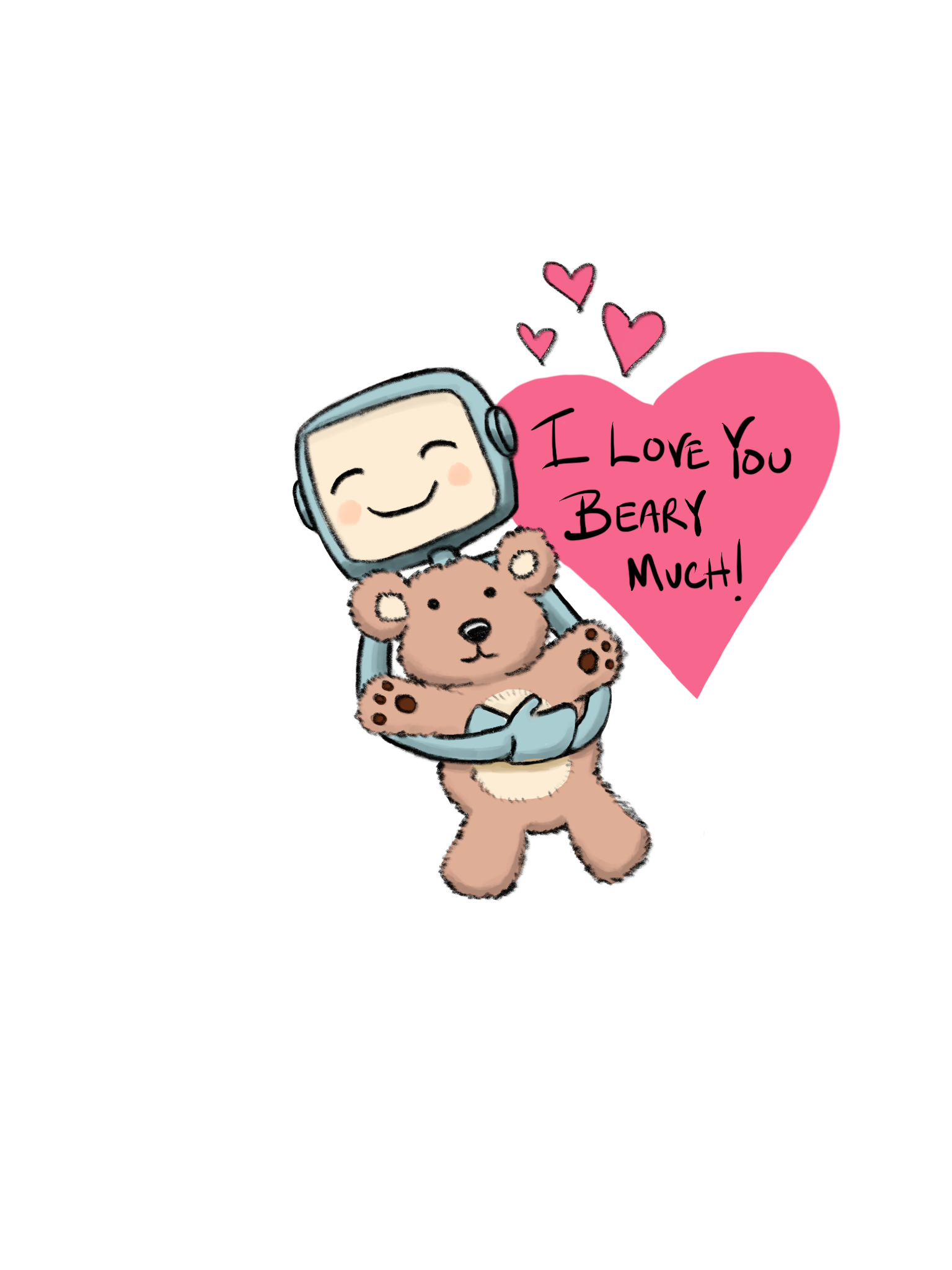 Digital illustration for iOS Sticker pack. Drawn in ProCreate on iPad Pro.