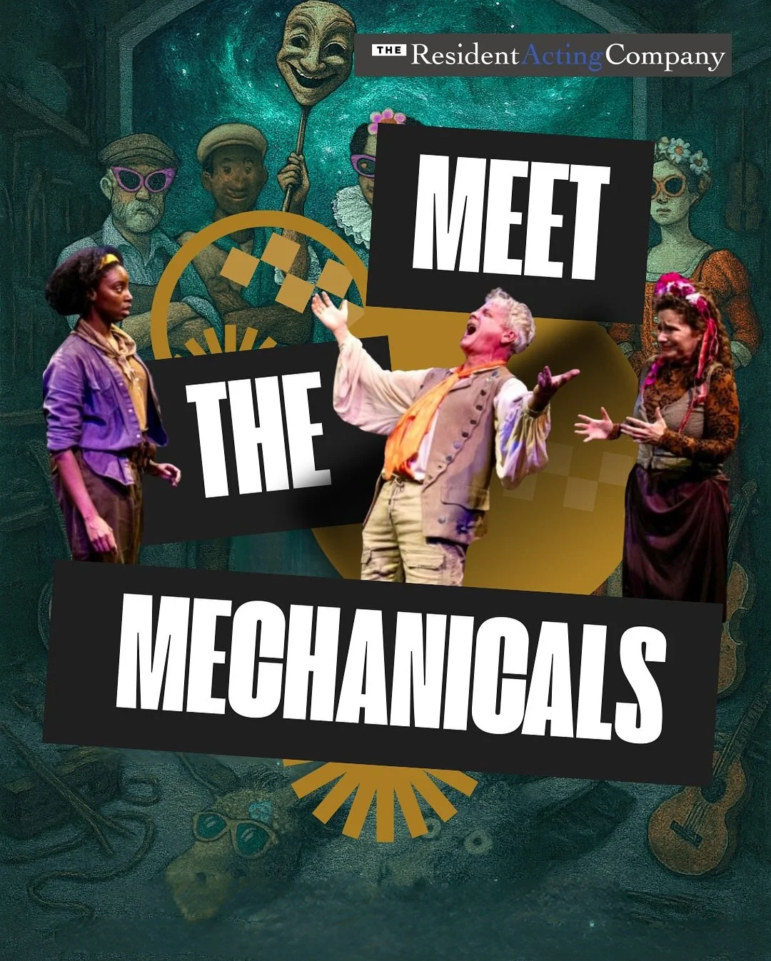 🛠 Meet the Mechanicals!
We caught up with the cast of A Midsummer Night&rsquo;s Dream and asked them three questions:
1️⃣ What tool best describes your personality?
2️⃣ What&rsquo;s your Mechanical&rsquo;s side hustle in 2025?
3️⃣ What&rsquo;s one t