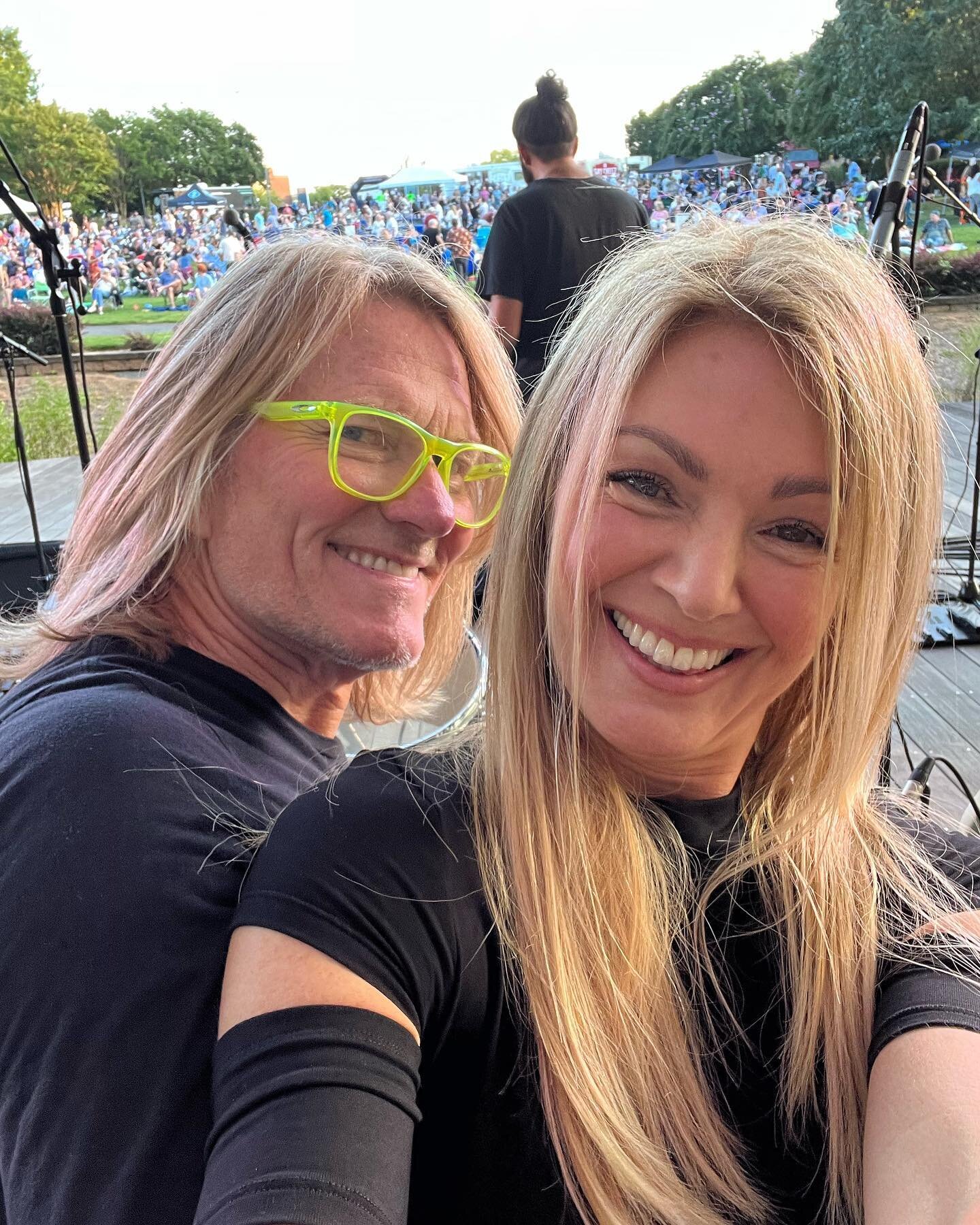 Good times tonight at SouthPark After 5!! What a great crowd!  Thank you all for the love and support! AND a BIG HAPPY BIRTHDAY shout out to my friend the one and only Mr @donniemarshall59 !! Thanks for choosing to play drums with me on your very spe