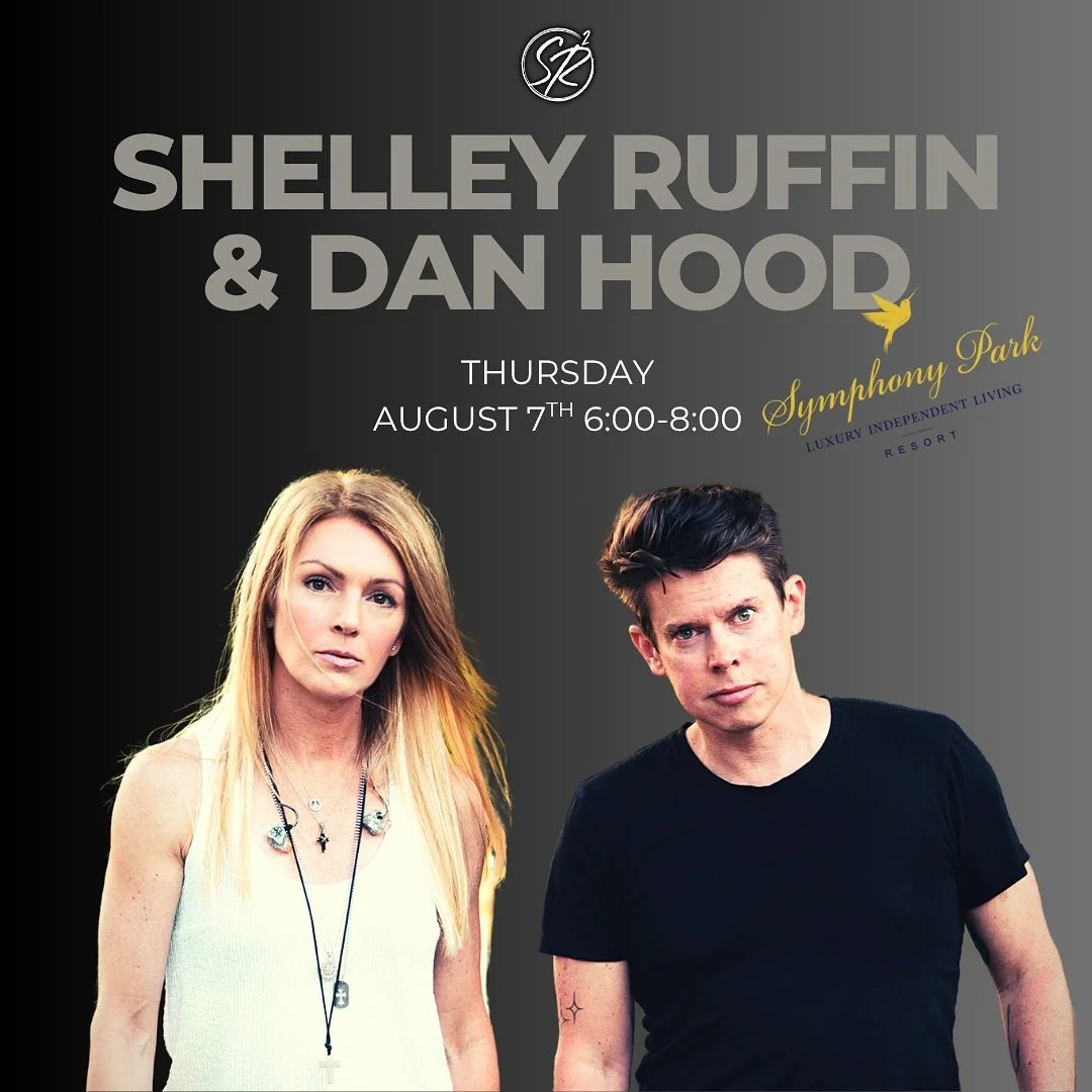 Shelley Ruffin &amp; Dan Hood acoustic duo LIVE TONIGHT, Thursday, August 7th from 6:00-8:00pm at Symphony Park Resort Summer Concert Series in Huntersville, NC!  Shelley and Dan will be bringing you a variety of genres from Soul, Pop, Country, Blues