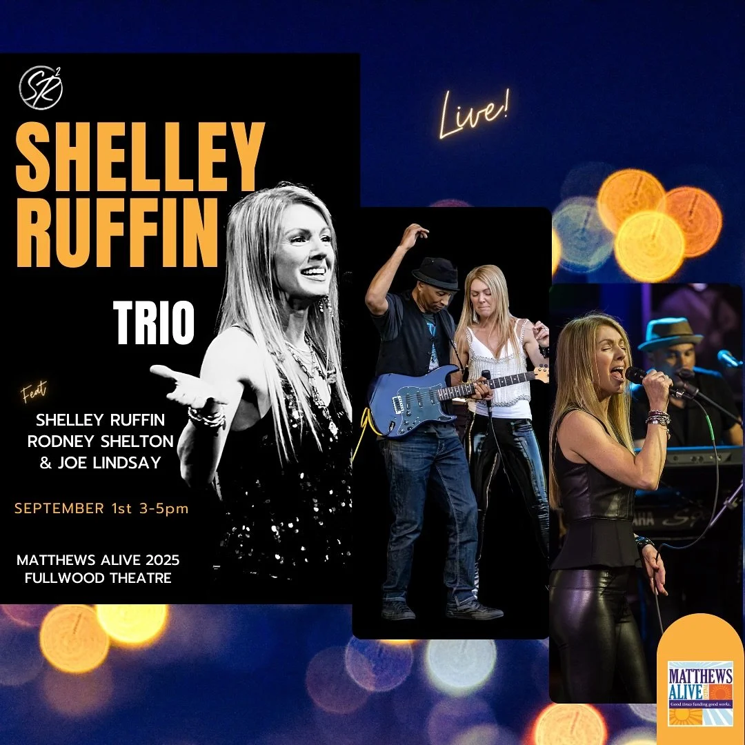 Labor Day, Monday 9/1, take a break from the heat at &ldquo;Matthews Alive 2025&rdquo; and join us in the Fullwood Theatre from 3:00-5:00.  The Shelley Ruffin Trio featuring Rodney Shelton and Joe Lindsay will be bringing you a cool afternoon full of
