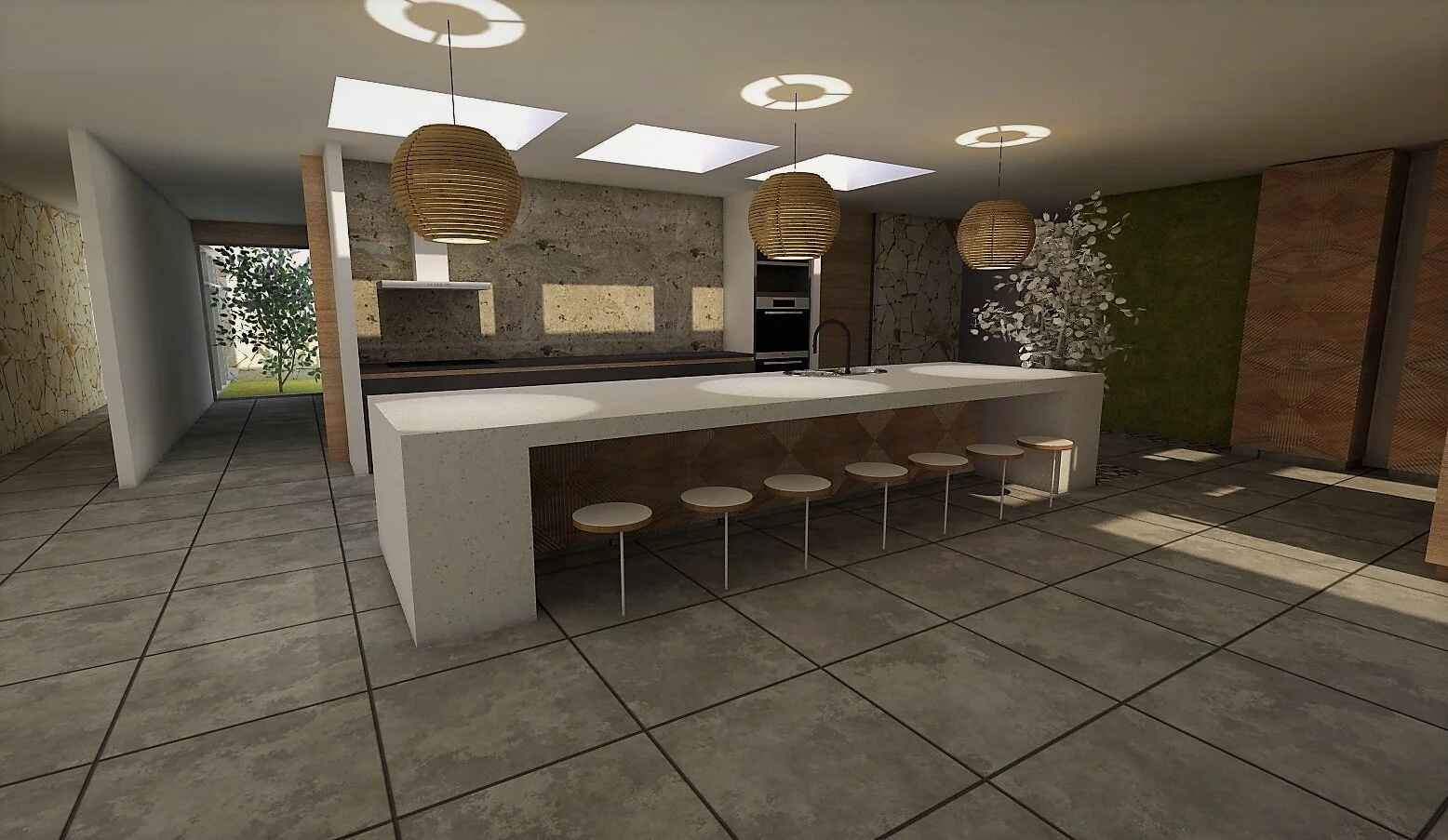 Kitchen and view to scullery.jpg