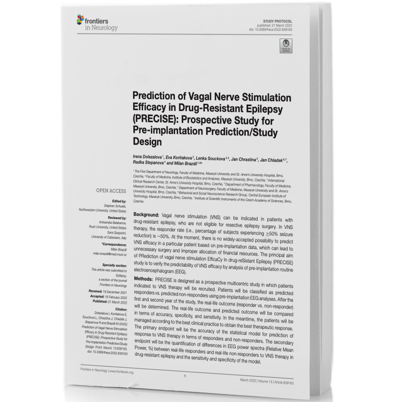 Prediction of Vagal Nerve Stimulation Efficacy in Drug-Resistant ...