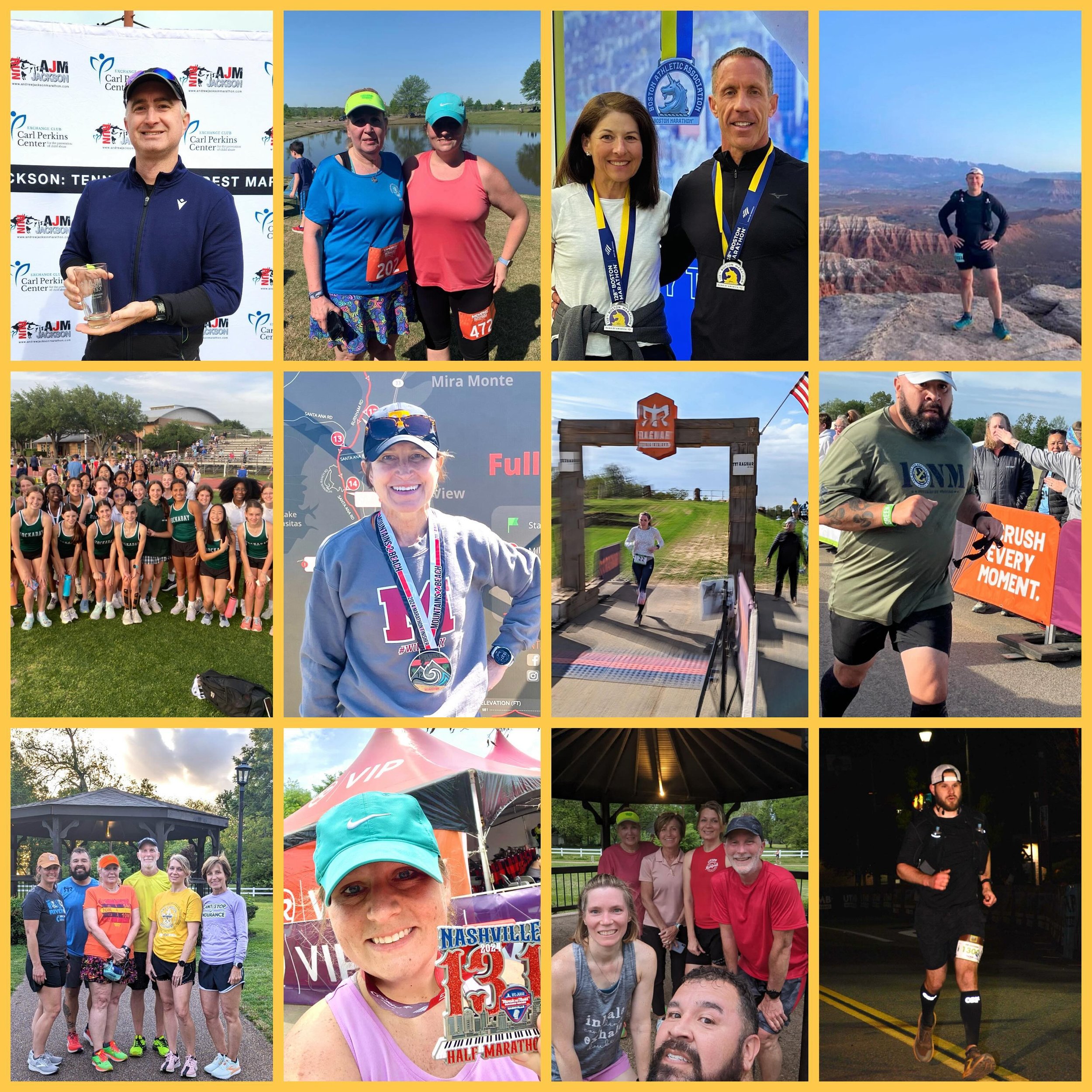 In April, we raced in 7 states at distances from 5K to 100K. 👊💪🙌🏆 Small daily habits, hard, smart training and a strong mindset lead to running success. Congrats everyone. Next? May racing &amp; training. Need help? We would love to help you too.