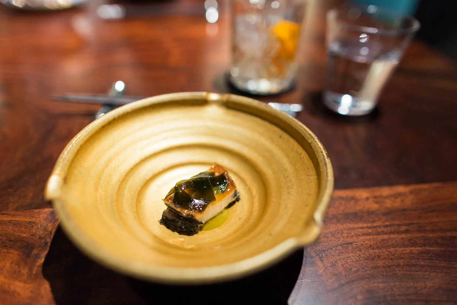 Abalone - Grilled over embers, sauce of abalone liver, capers