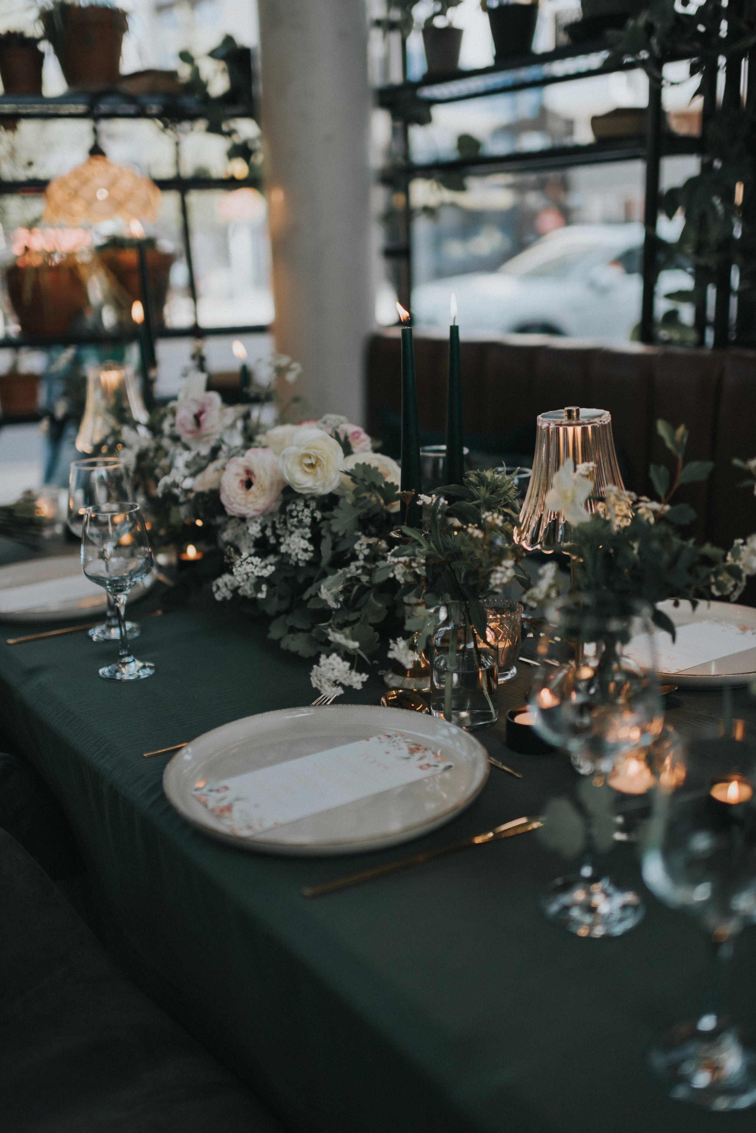 Wedding table at Blackfriars in Manchester