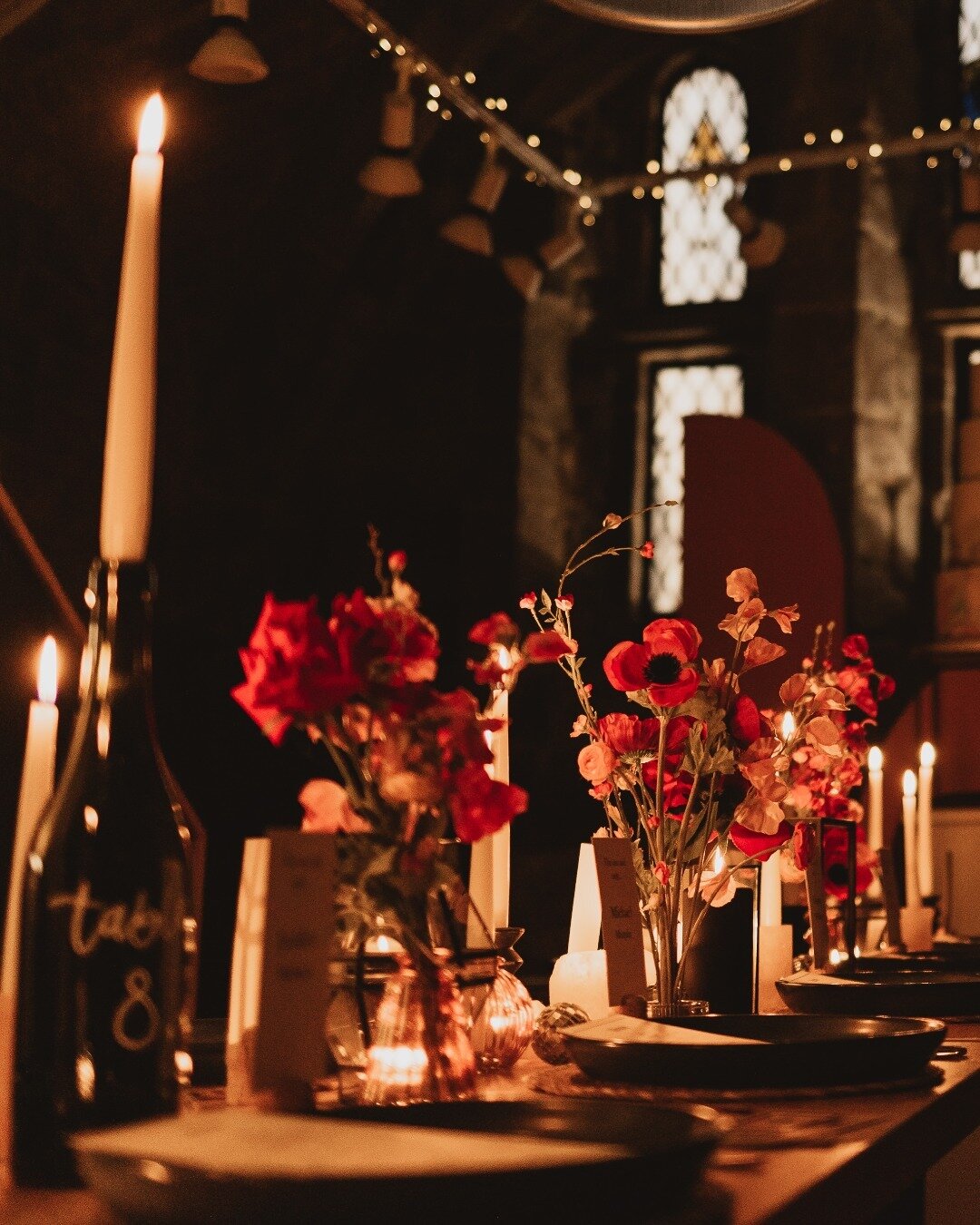 Love and creativity intertwined at the Art House Cafe's open evening in the crypts! 💍✨ 

I can&rsquo;t wait to work here in the future creating intimate &amp; unique set ups 😍

@arthouse.cafe 
@sarahbrookesphotography 
@thecheshirewildbunch 
@bouqu