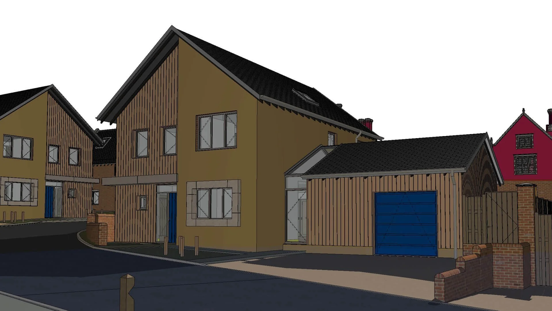 The model produced in Graphisoft ArchiCAD