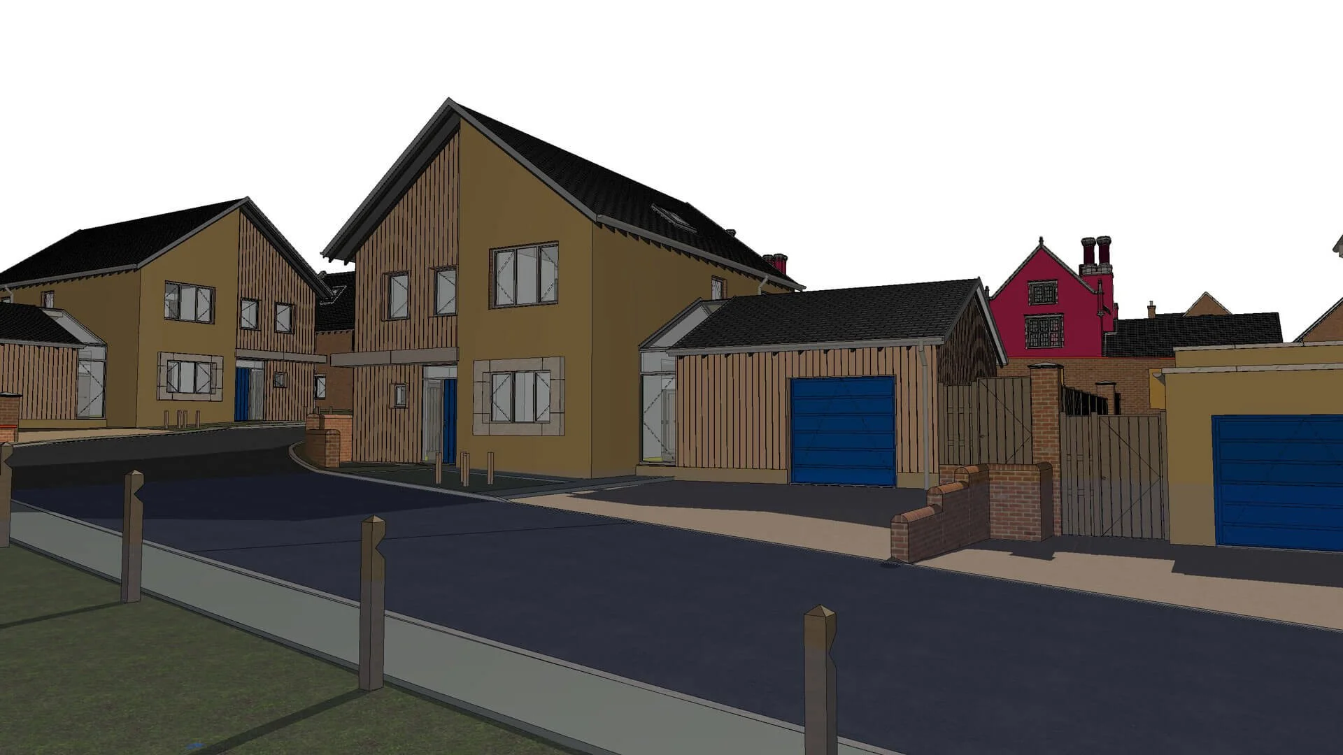 The modelling completed in ArchiCAD