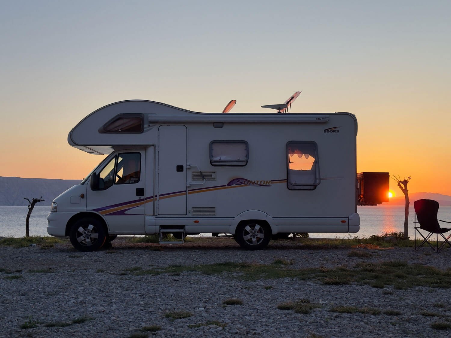 Photograph of Florence the motorhome in Croatia