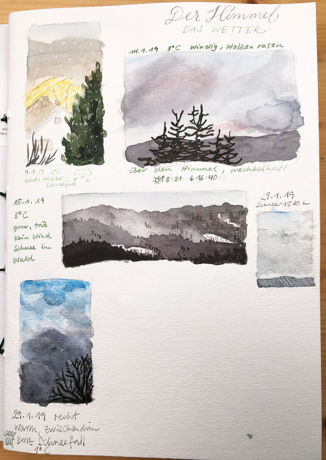 Started a sketchbook of small landscapes on 4x6 1/100ish : r/Sketching