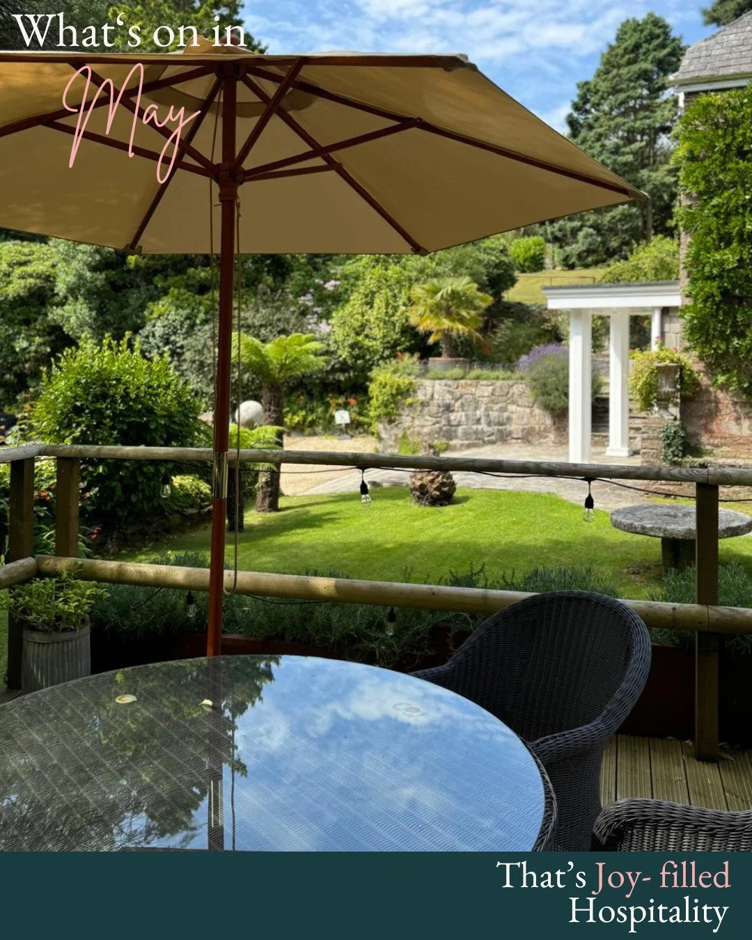 What's on in May!
To book in for Breakfast, Cream Teas, Afternoon Teas and Dinner follow the link in our bio.
To book for Spa Treatments, use the book now button at the top of our page, under our bio.
To book in for a swim or if you have any question
