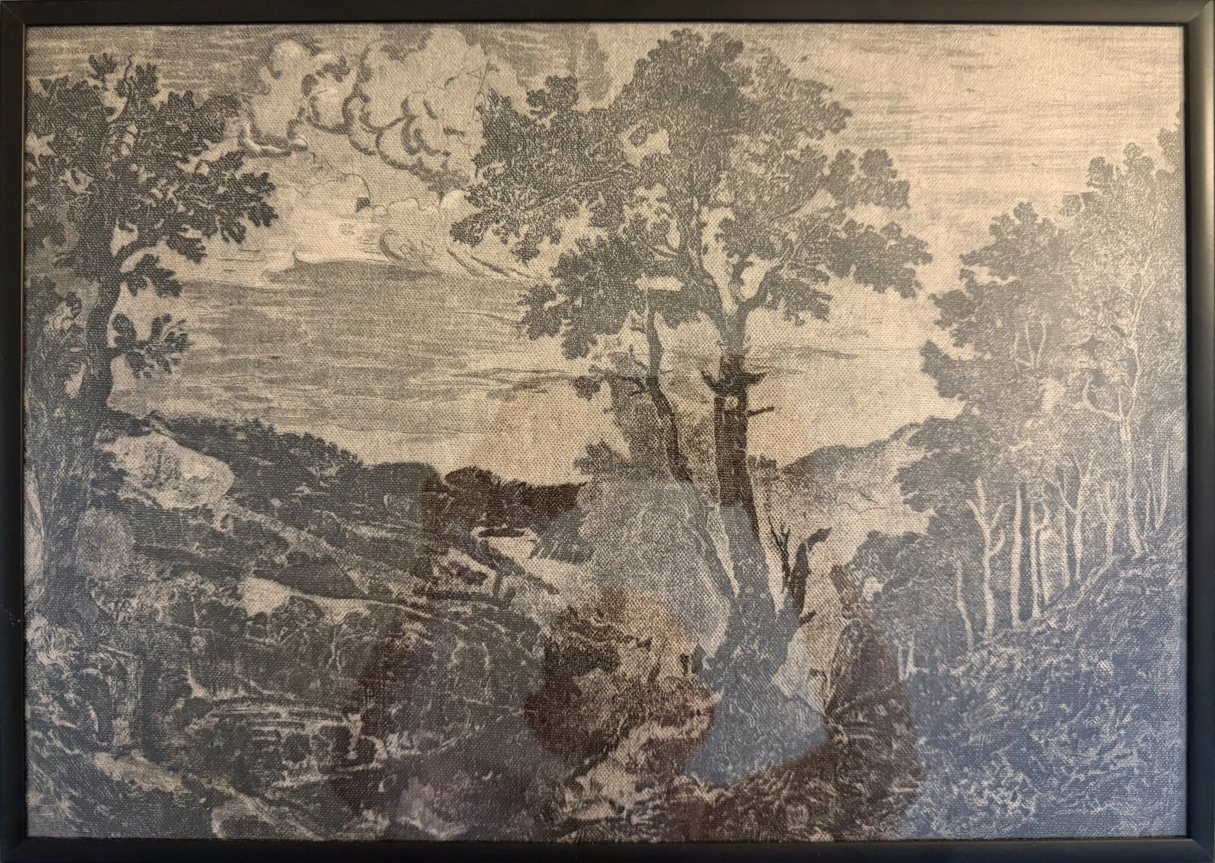Pine Tree on Canvas