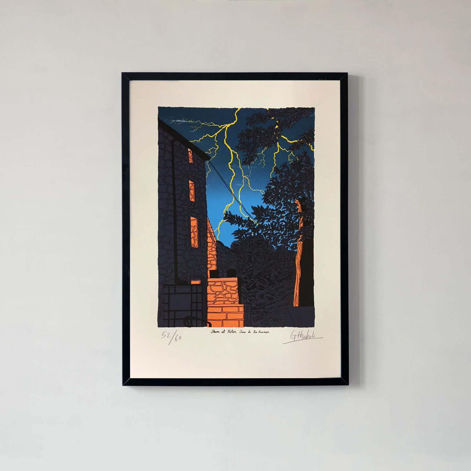 Gaurab Thakali | Storm at Notre Dame de la Rouviere