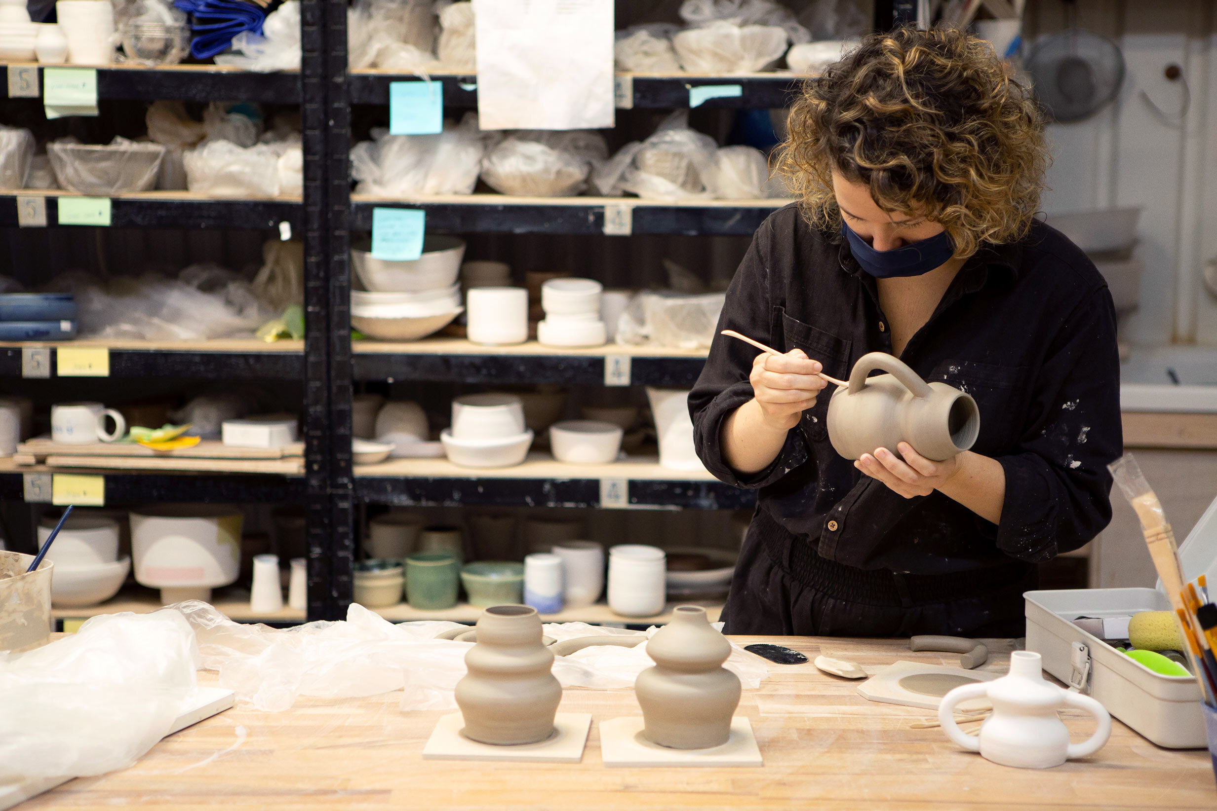 Victoria Wägner studio visit 3