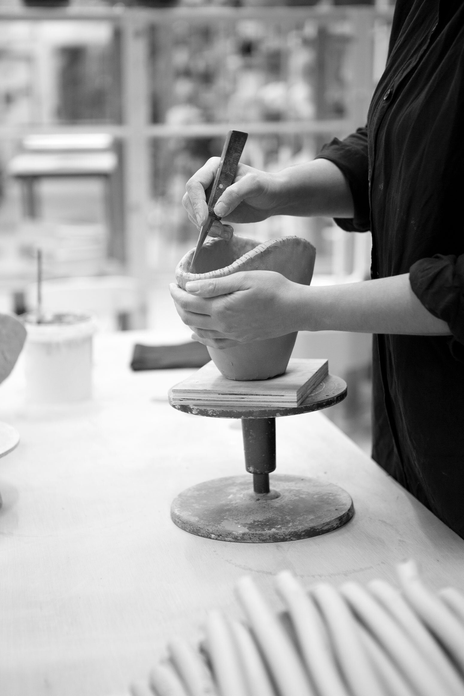 Reimagining the Wheel: Ceramics Students Blend Identity & Craft