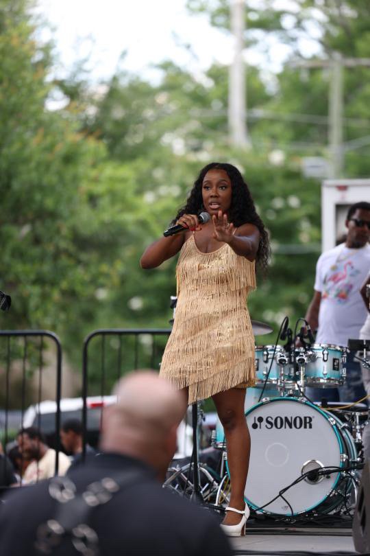 2nd year co-hosting Annual SC Juneteenth Freedom Fest, performing Tina Turner