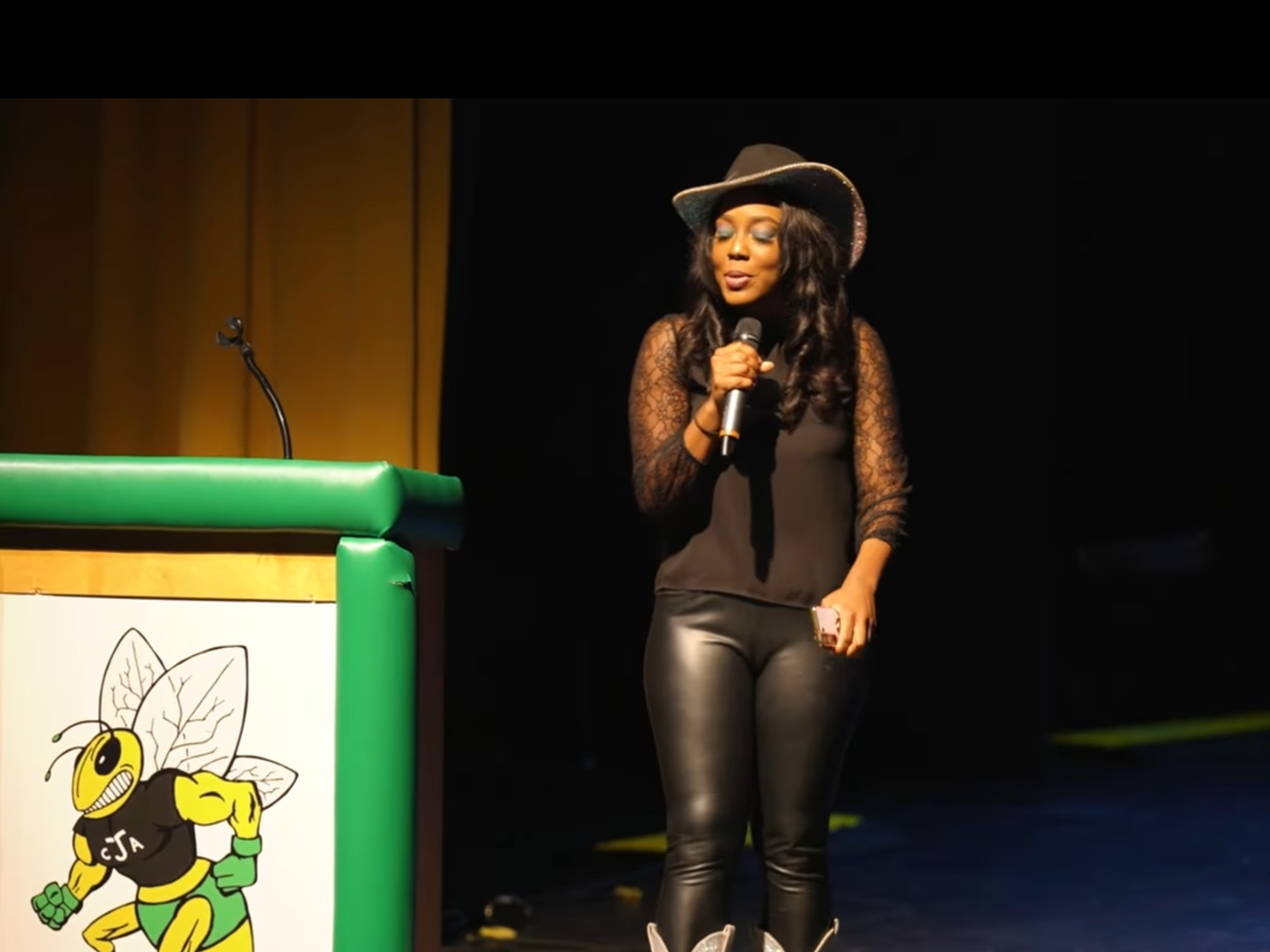 Host of Angie Stone Tribute Hosted by Sol Bird Sessions Presented by Historic Columbia at the former high school of the late singer/songwriter 